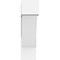 Ekena Millwork Standard Traditional Architectural Grade PVC Bracket with Block Ends, 5"W x 20"D x 20"H BKTP05X20X20TRA05 - alternate 2